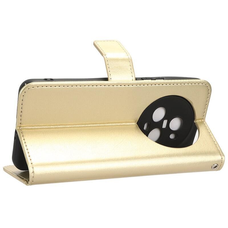 Lovas könyv tok Honor Magic 5 Pro 5G - arany színű