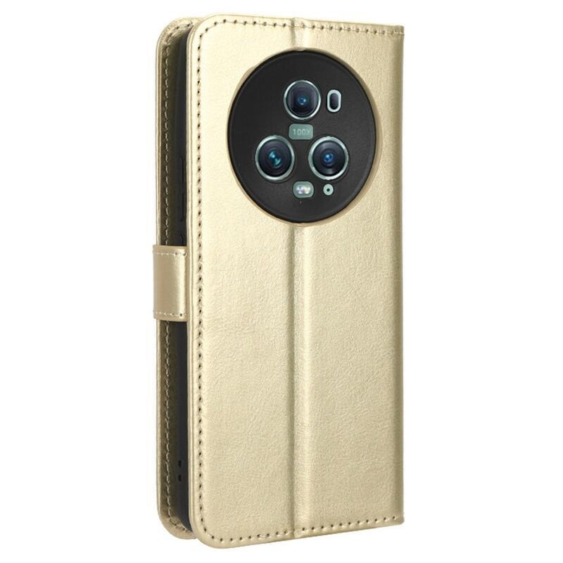 Lovas könyv tok Honor Magic 5 Pro 5G - arany színű