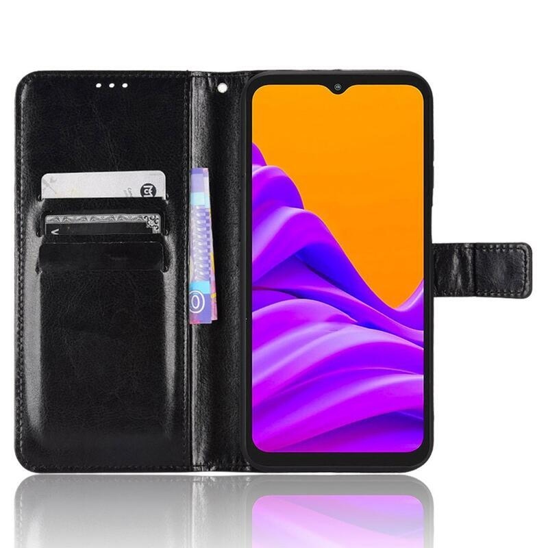 Őrült könyv tok Samsung Galaxy Xcover 6 Pro készülékhez - fekete