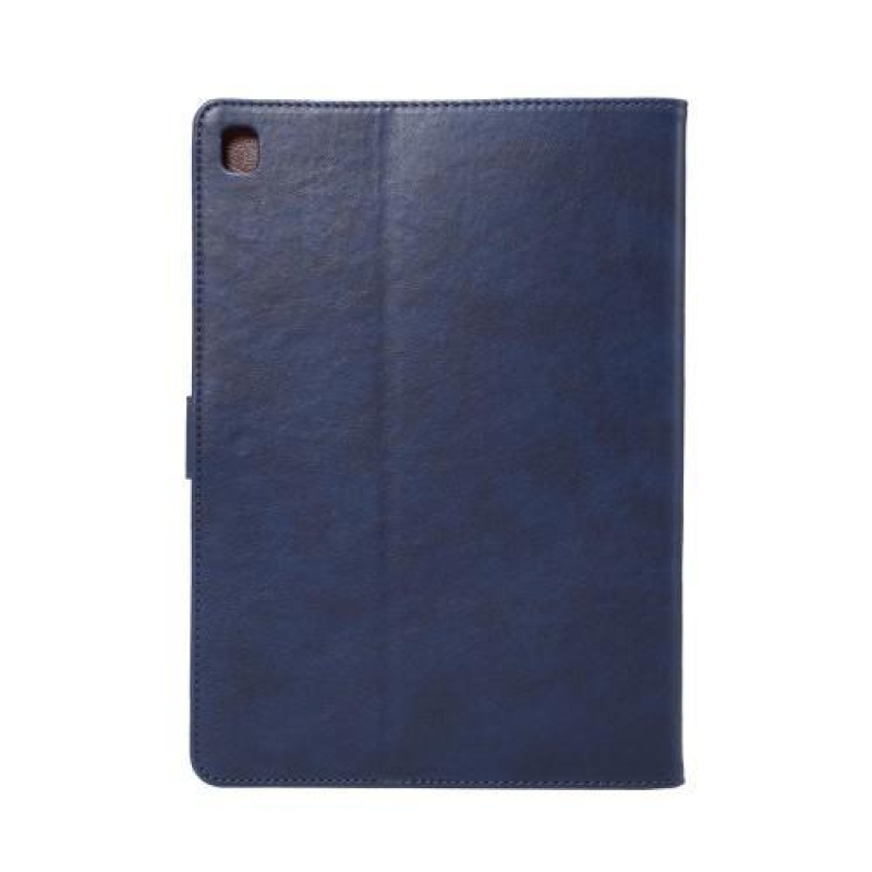 Ló PU bőr könyvtáska iPad Pro 9.7 készülékhez - sötétkék
