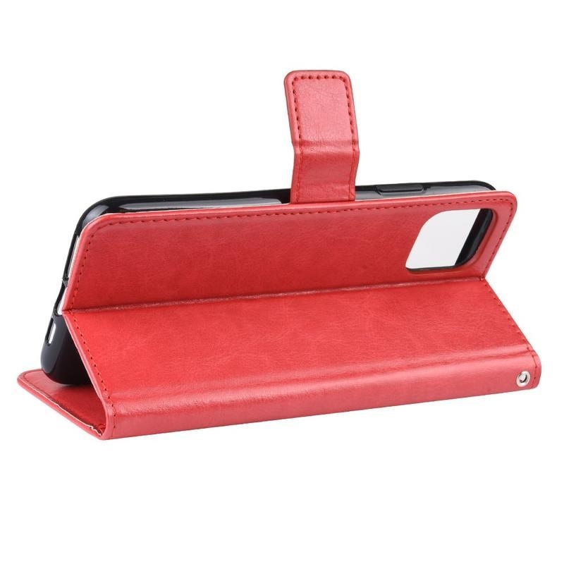 Ló PU bőr pénztárca tok iPhone 12 Pro Max 6,7