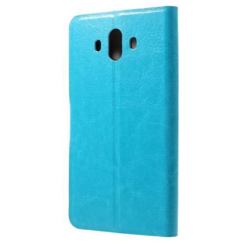 Ló PU bőr tok a Huawei Mate 10 készülékhez - kék