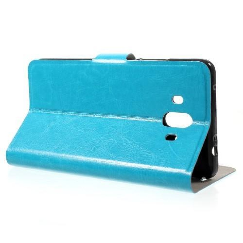 Ló PU bőr tok a Huawei Mate 10 készülékhez - kék