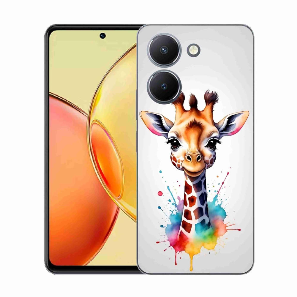 Zselés borítás mmCase a Vivo Y36-hoz - zsiráf 1