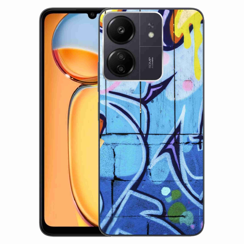 Gél borítás mmCase a Xiaomi Poco C65/Redmi 13C-hez - graffiti