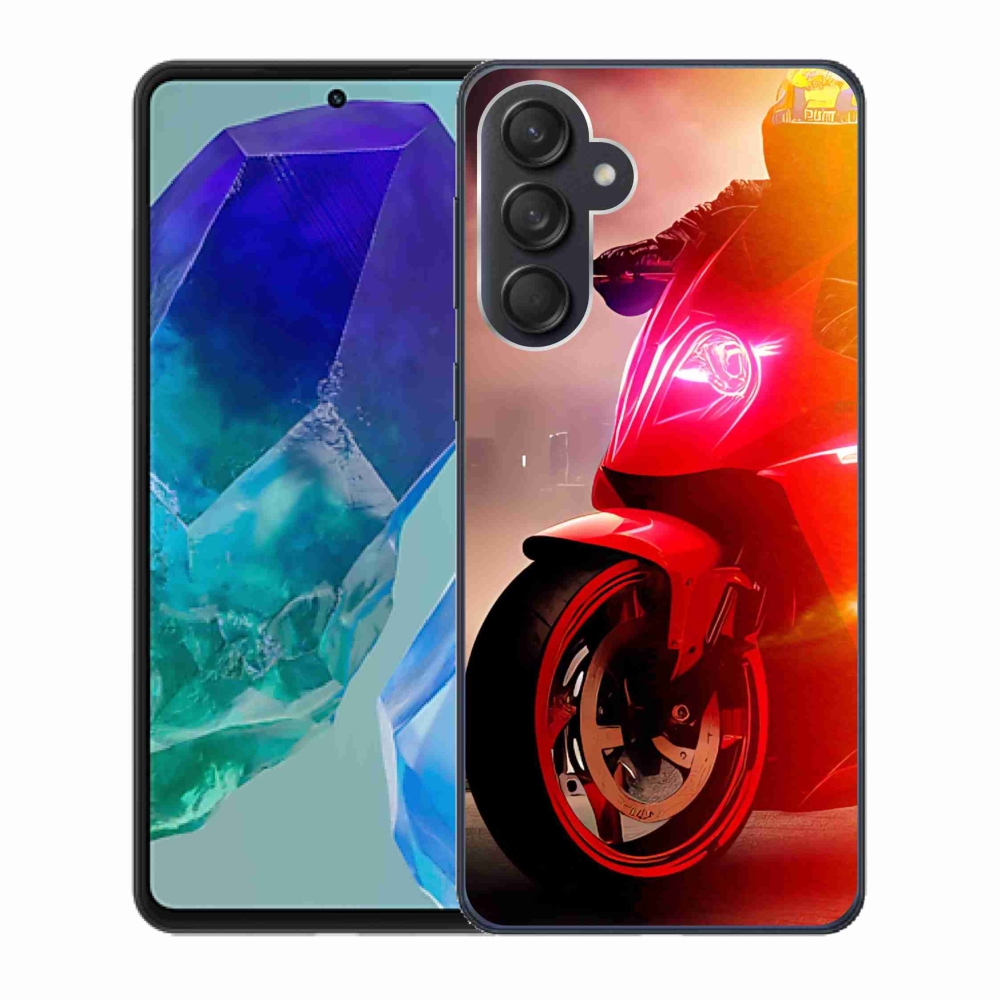 Gél védőhuzat mmCase Samsung Galaxy M55 5G - motorosokhoz