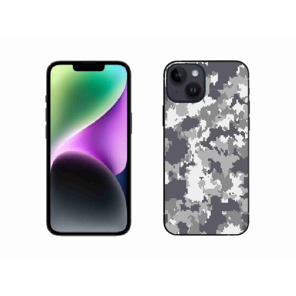Zselés borítás mmCase iPhone 14 készülékhez - terepszínű minta 2