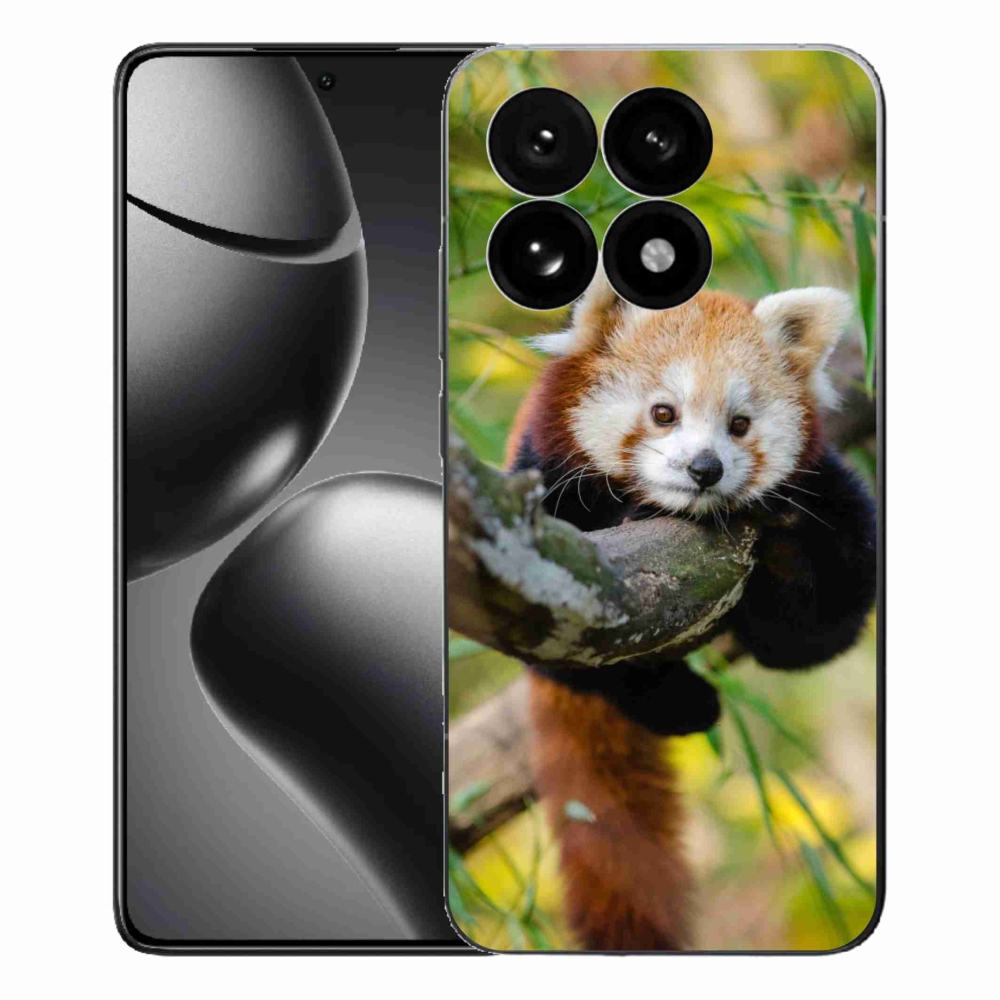 Gél borítás mmCase a Xiaomi 15T-hez - panda piros