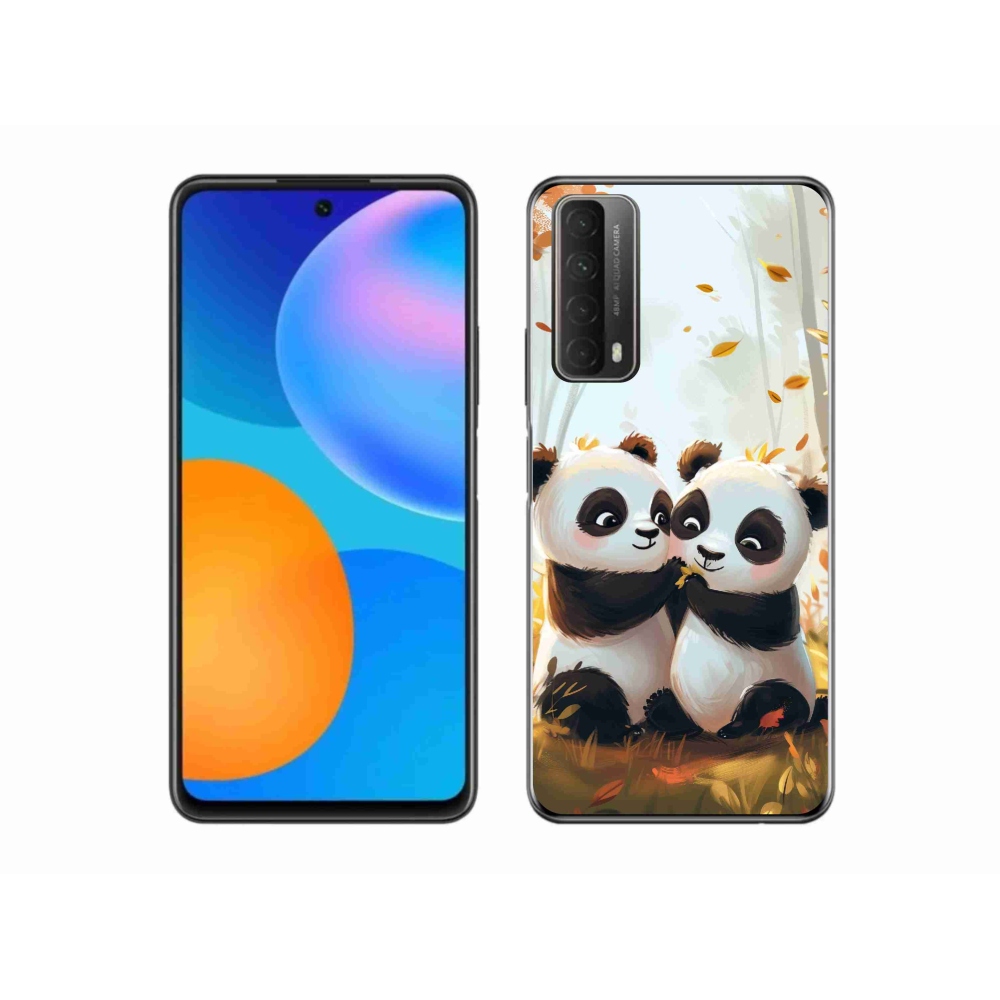 Zselés borítás mmCase a Huawei P Smart (2021) - pandák