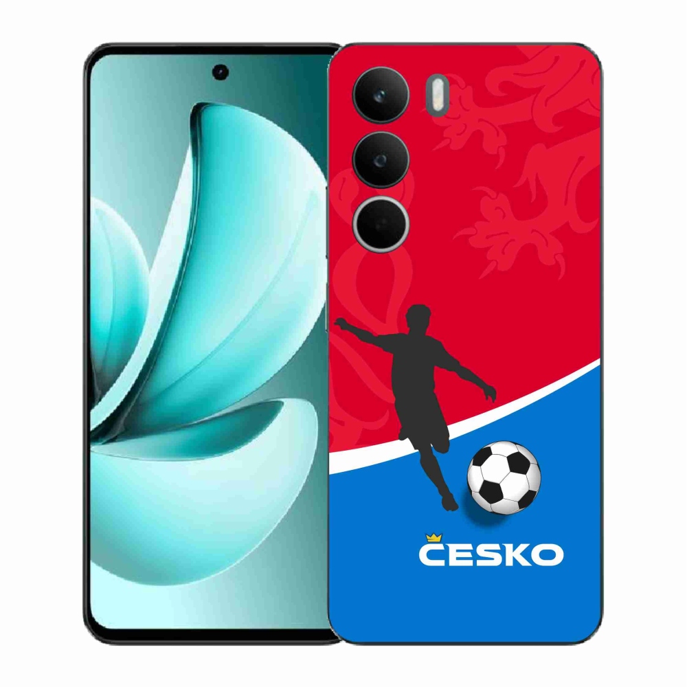 Gél borítás mmCase a Realme C71 készülékhez - foci Csehország