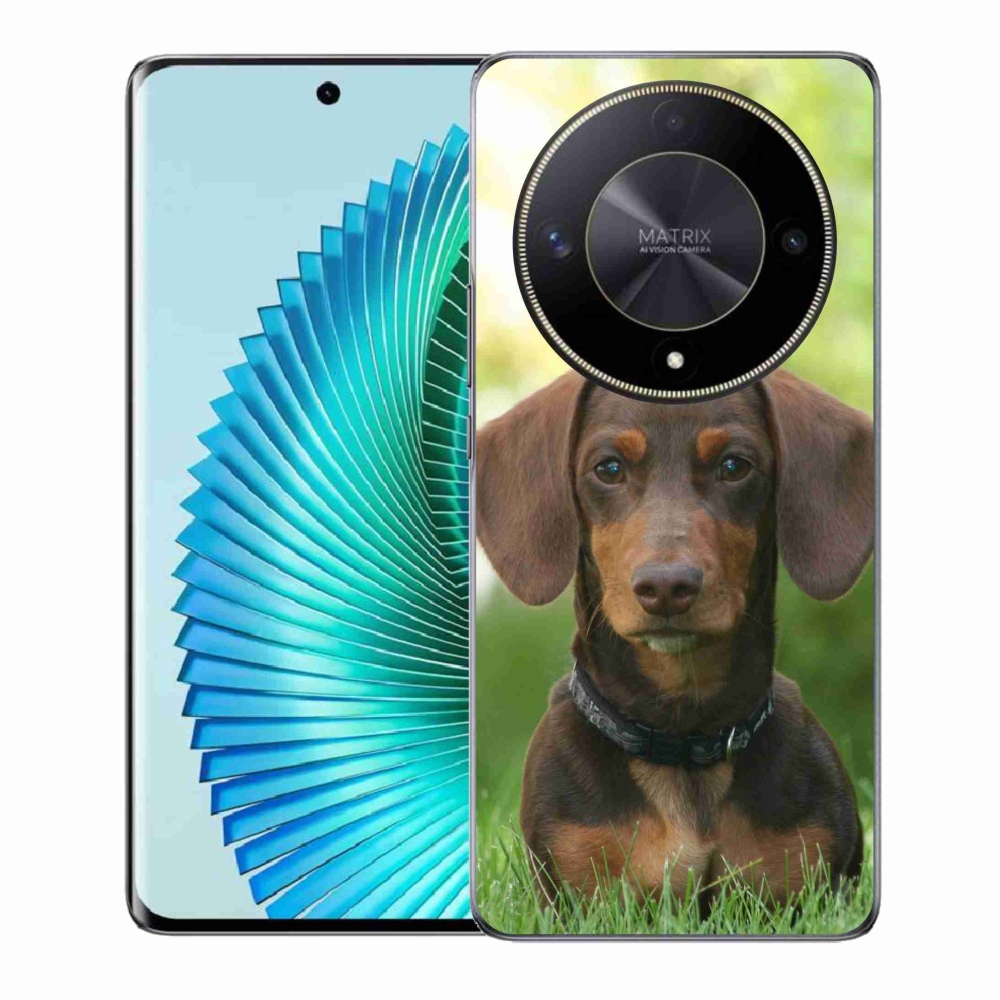 Gél tok mmCase a Honor Magic 6 Lite 5G készülékhez - barna tacskó