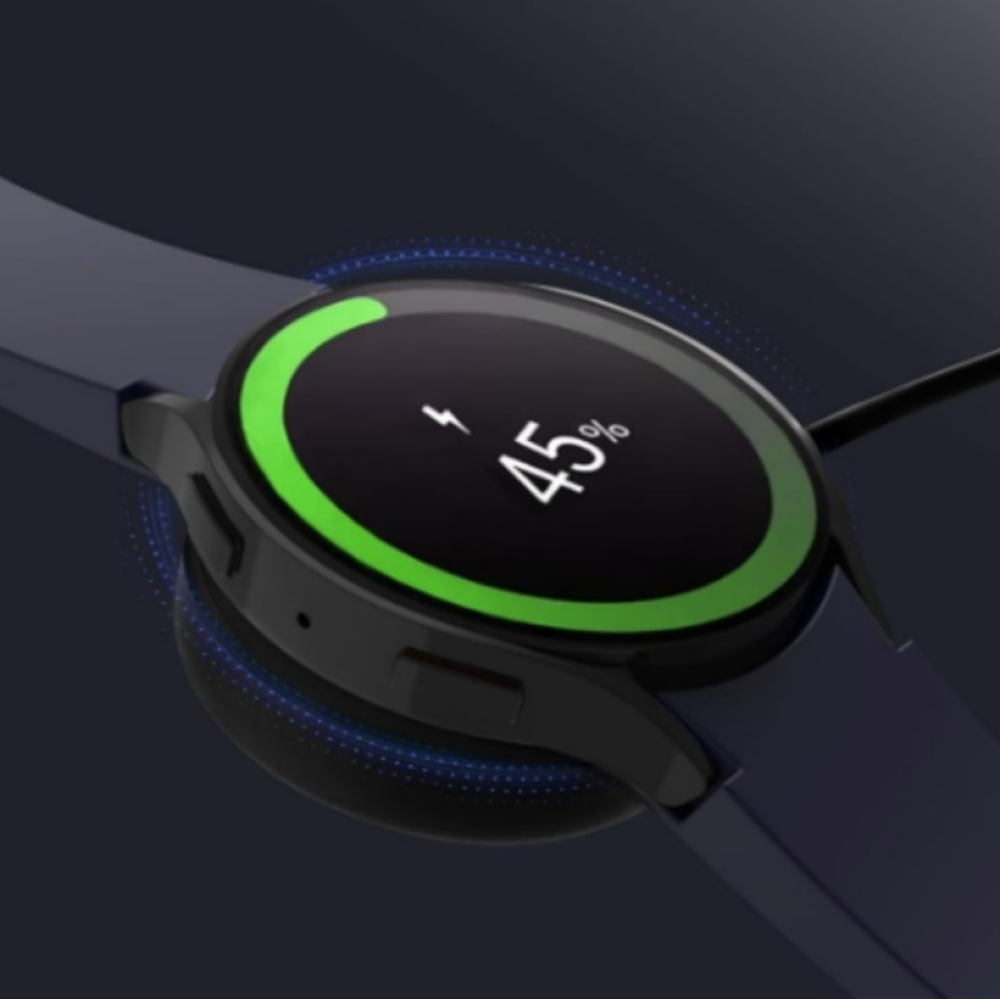 Swissten mágneses kábel Samsung Galaxy Watch-hoz, USB-C 1,2 m - fekete