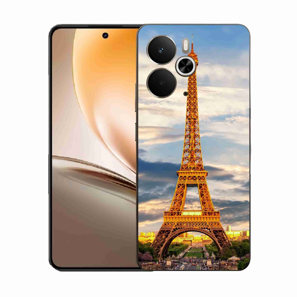 Gél borító mmCase a Realme 14 5G/14T 5G készülékhez - eiffel torony 3