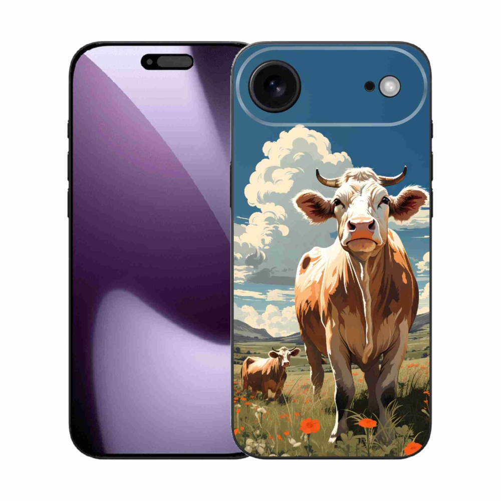 Zselés borítás mmCase iPhone 17 Air készülékhez - tehenek a réten