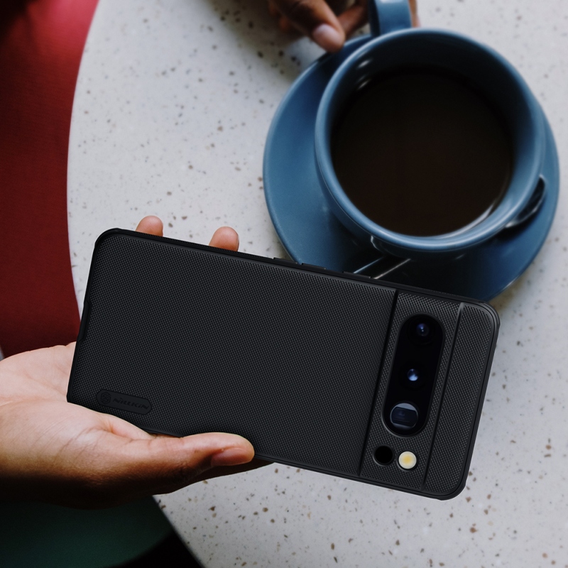 Nillkin Super Frosted PRO hátlap a Google Pixel 8 Pro-hoz Fekete