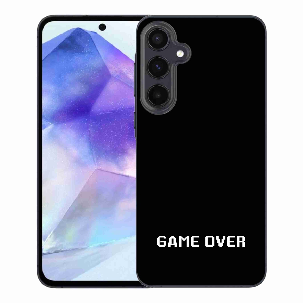 Gél borítás mmCase Samsung Galaxy A55 5G - játék fekete háttérrel