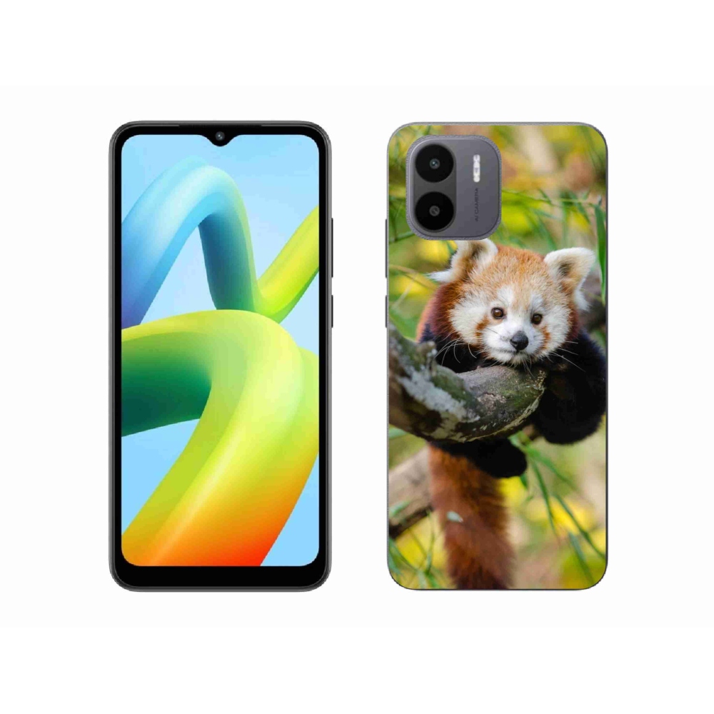 Gél borítás mmCase a Xiaomi Redmi A1/Redmi A2 készülékhez - panda piros