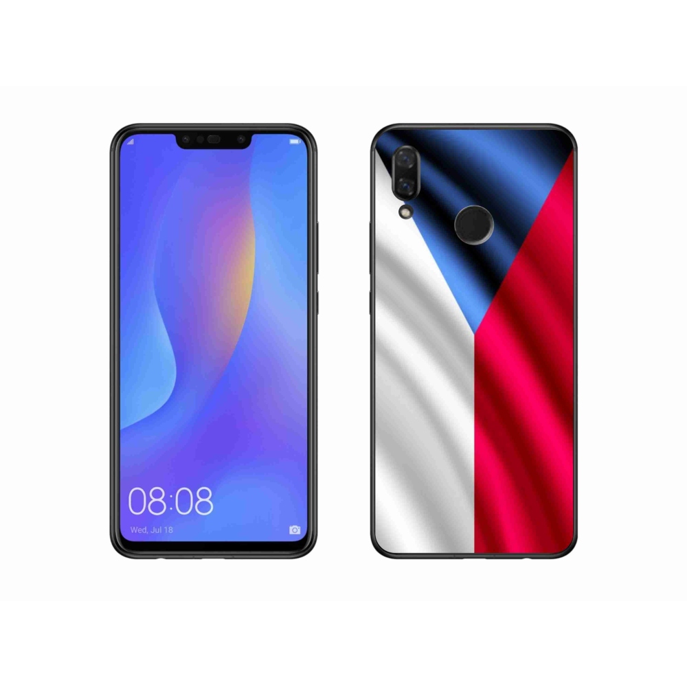 Gél borító mmCase mobiltelefonhoz Huawei Nova 3i - cseh zászló