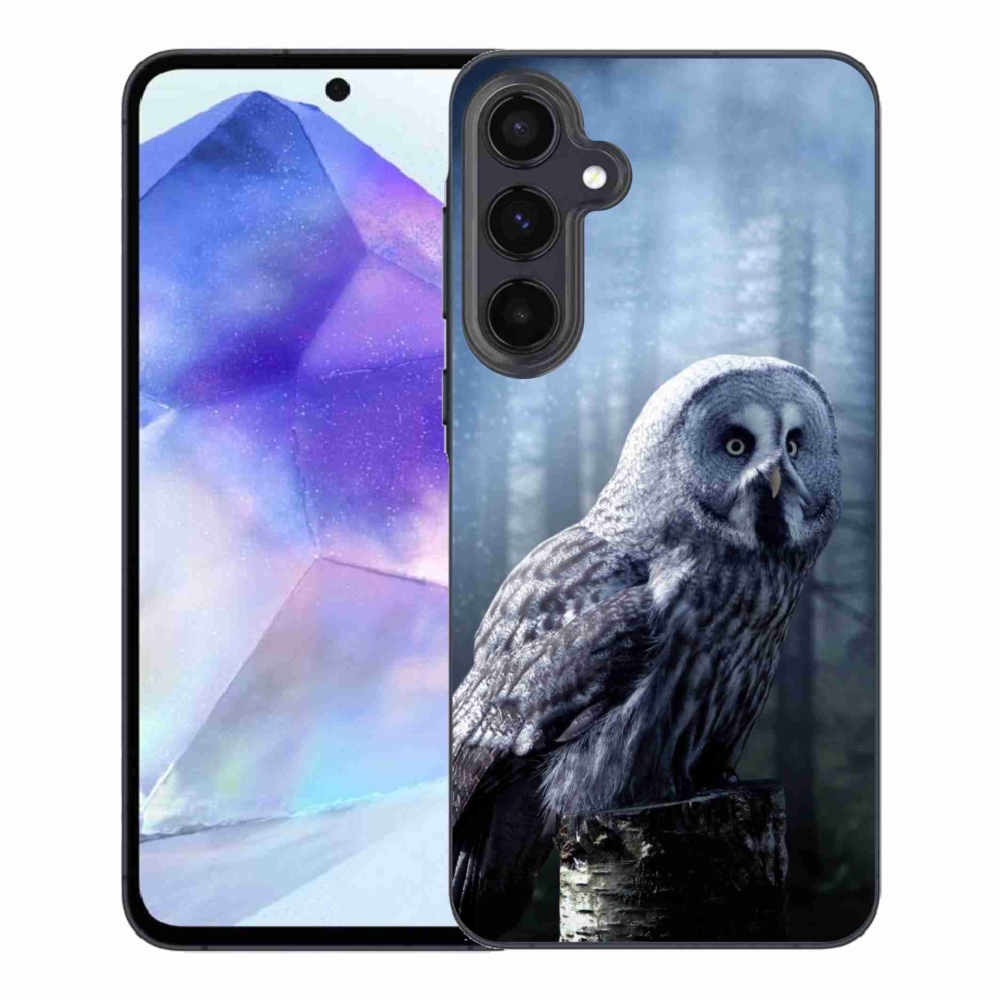 Zselés borítás mmCase Samsung Galaxy A55 5G - bagoly