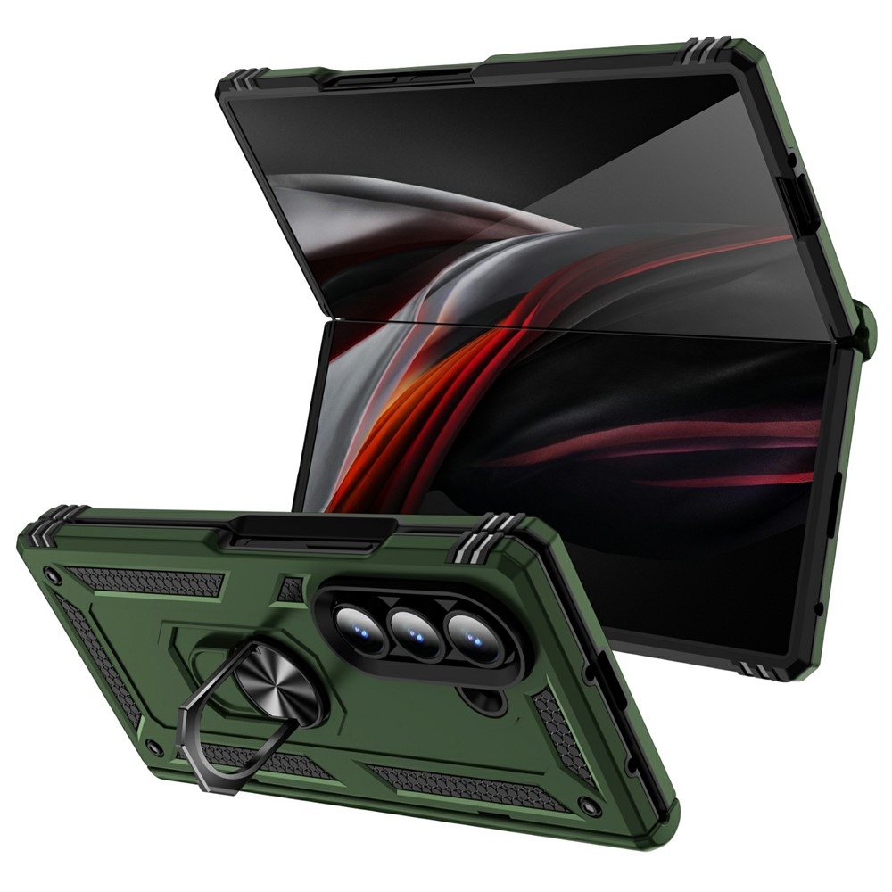 Gyűrűálló borítás Samsung Galaxy Z Fold7 5G készülékhez - zöld