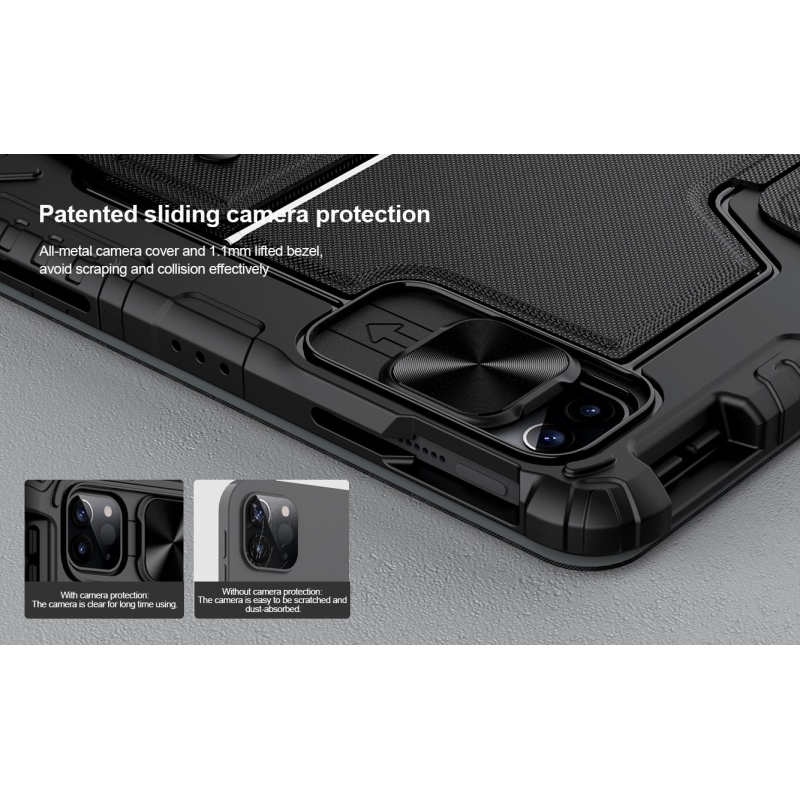 Nillkin Bumper Combo billentyűzet tok iPad Air 10.9 2020/Air 4/Air 5/Pro 11 2020/2021/2022 Fekete