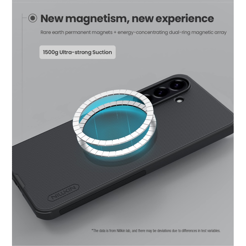 Nillkin Super Frosted PRO mágneses hátlap Samsung Galaxy A56 5G fekete