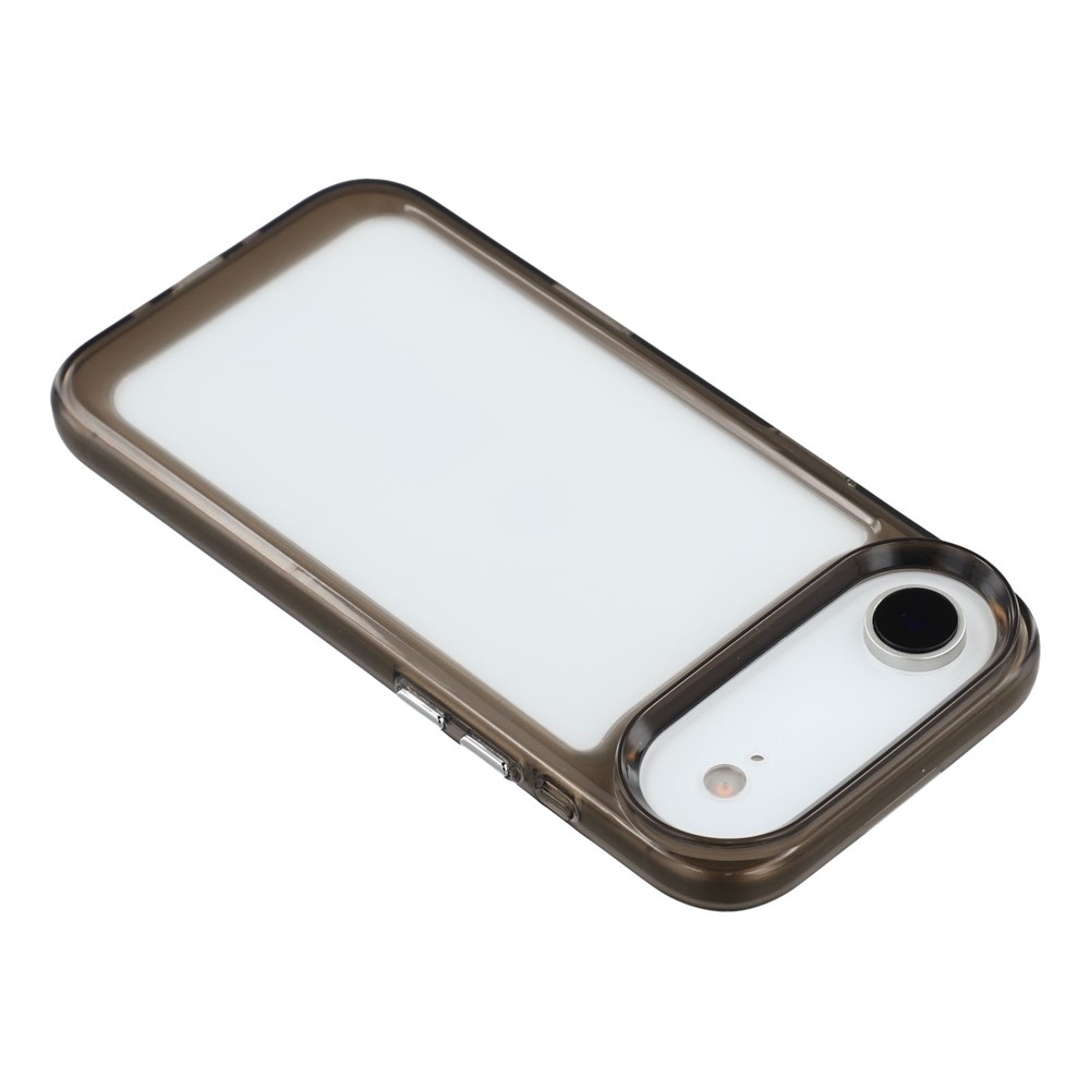 Gél tok fix hátlappal iPhone 17 Air készülékhez - fekete