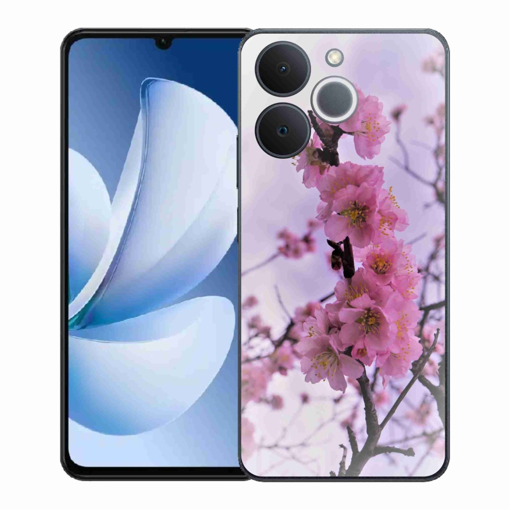 Gél borító mmCase a Realme Note 70T számára - virágok 7