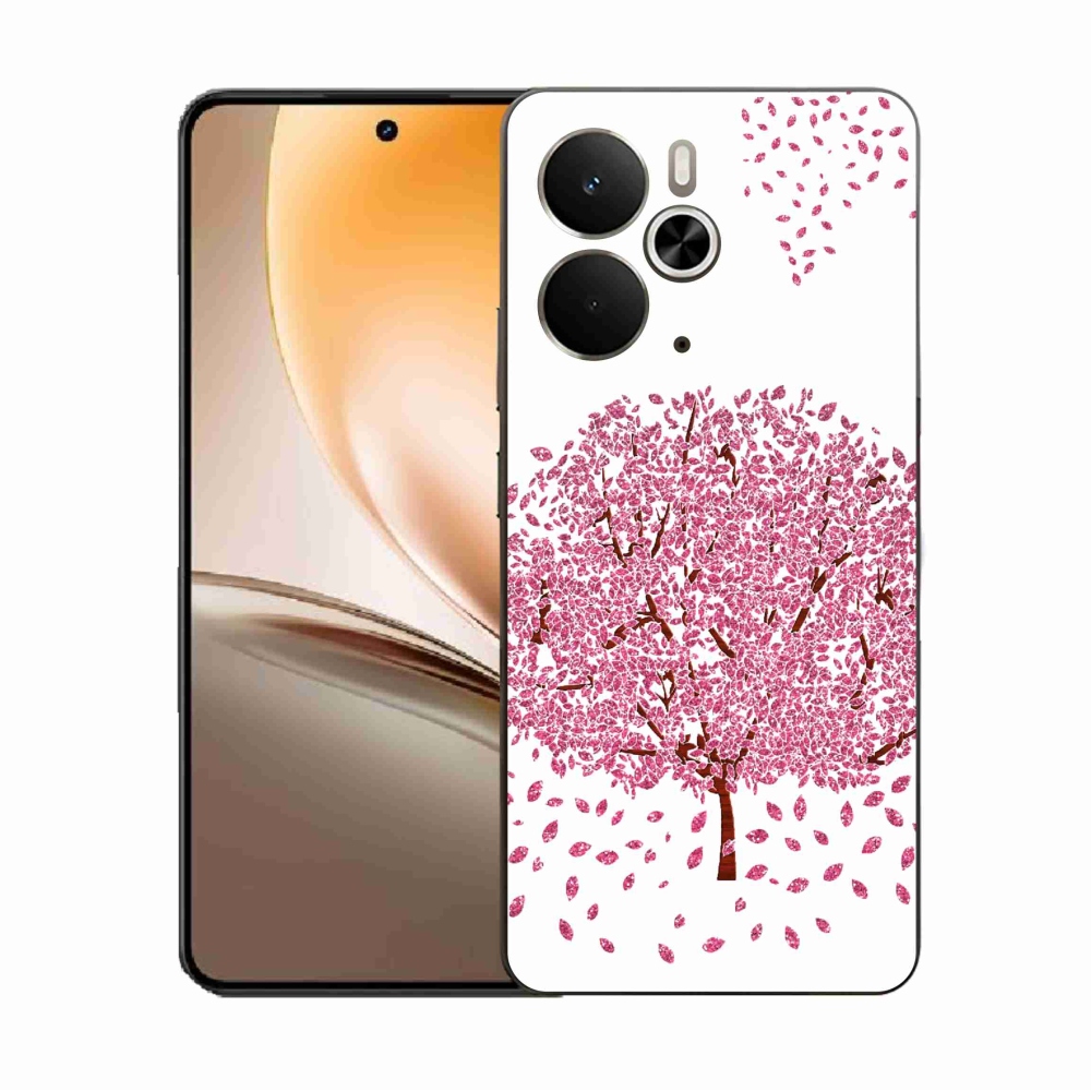 Gél borító mmCase a Realme 14 5G/14T 5G készülékhez - rajzfilmfa levelekkel