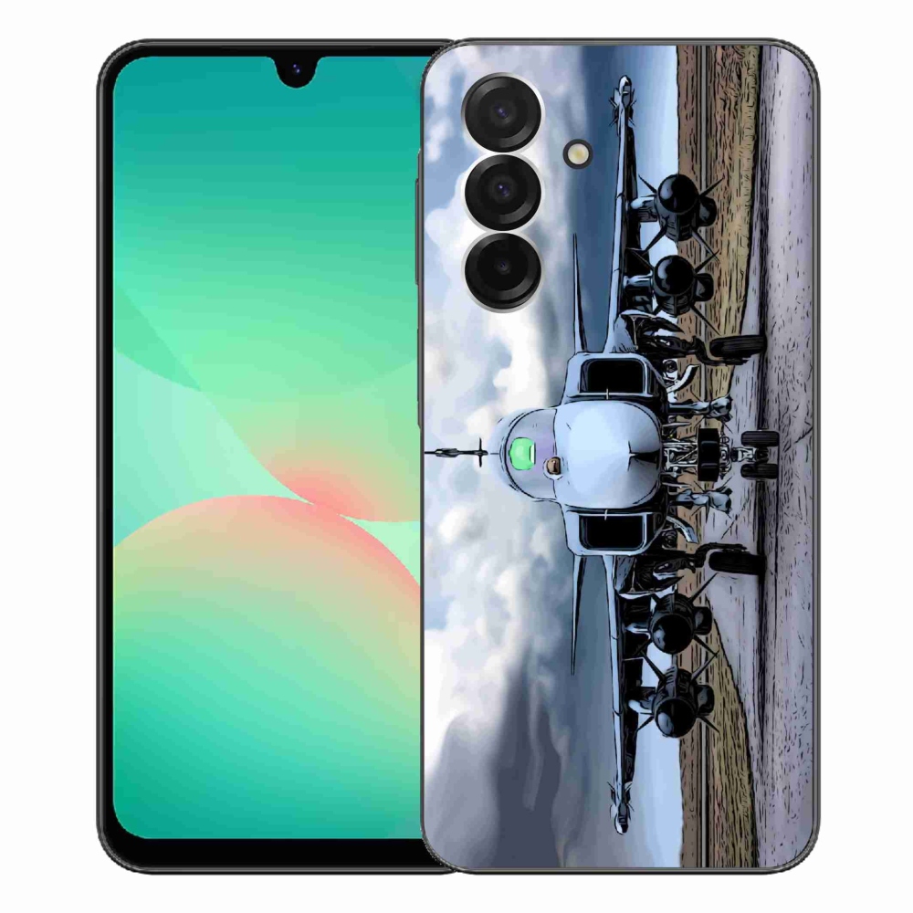 Gél borítás mmCase Samsung Galaxy A26 5G - katonai repülőgépekhez