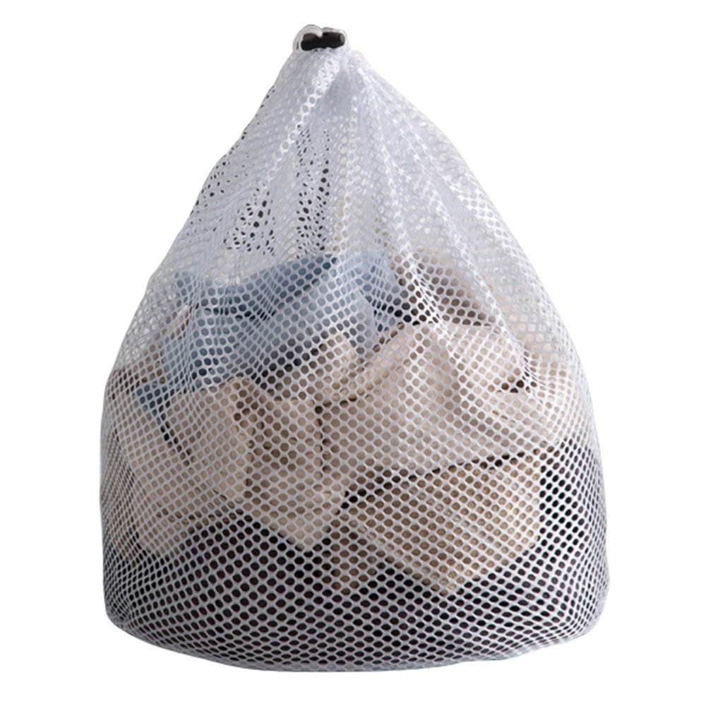 Hálós mosózsák alsóneműhöz 40 × 50 cm húzózsinórral