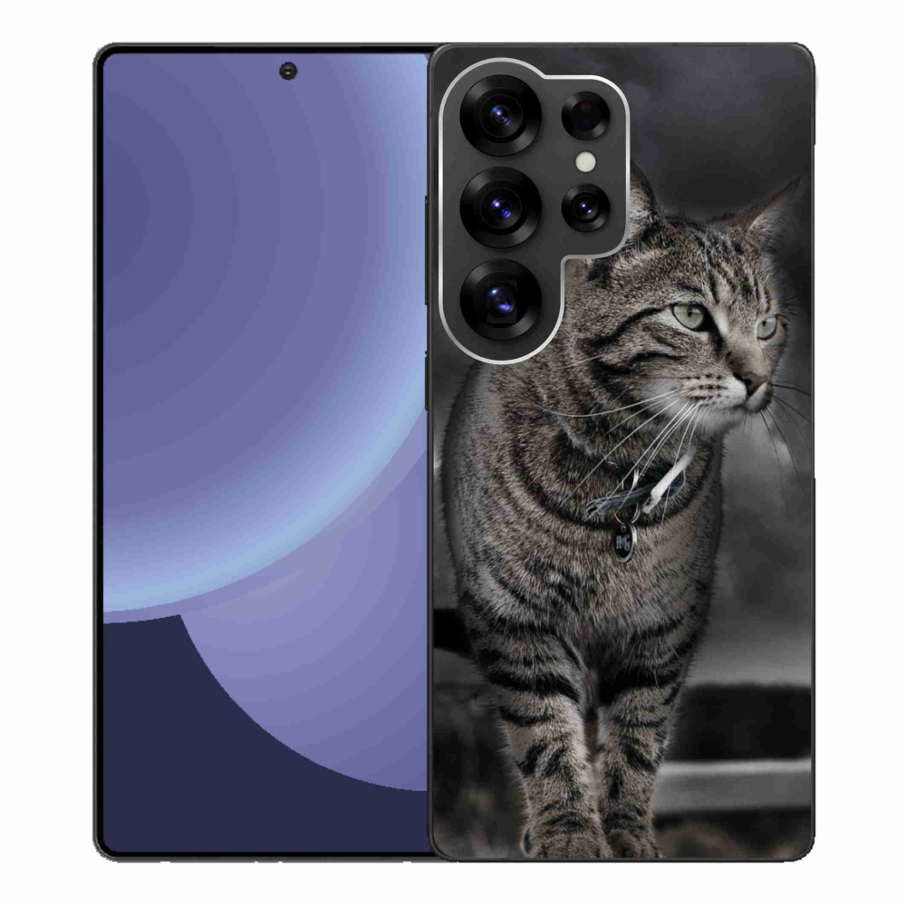 Zselés borítás mmCase Samsung Galaxy S25 Ultra készülékhez - macska