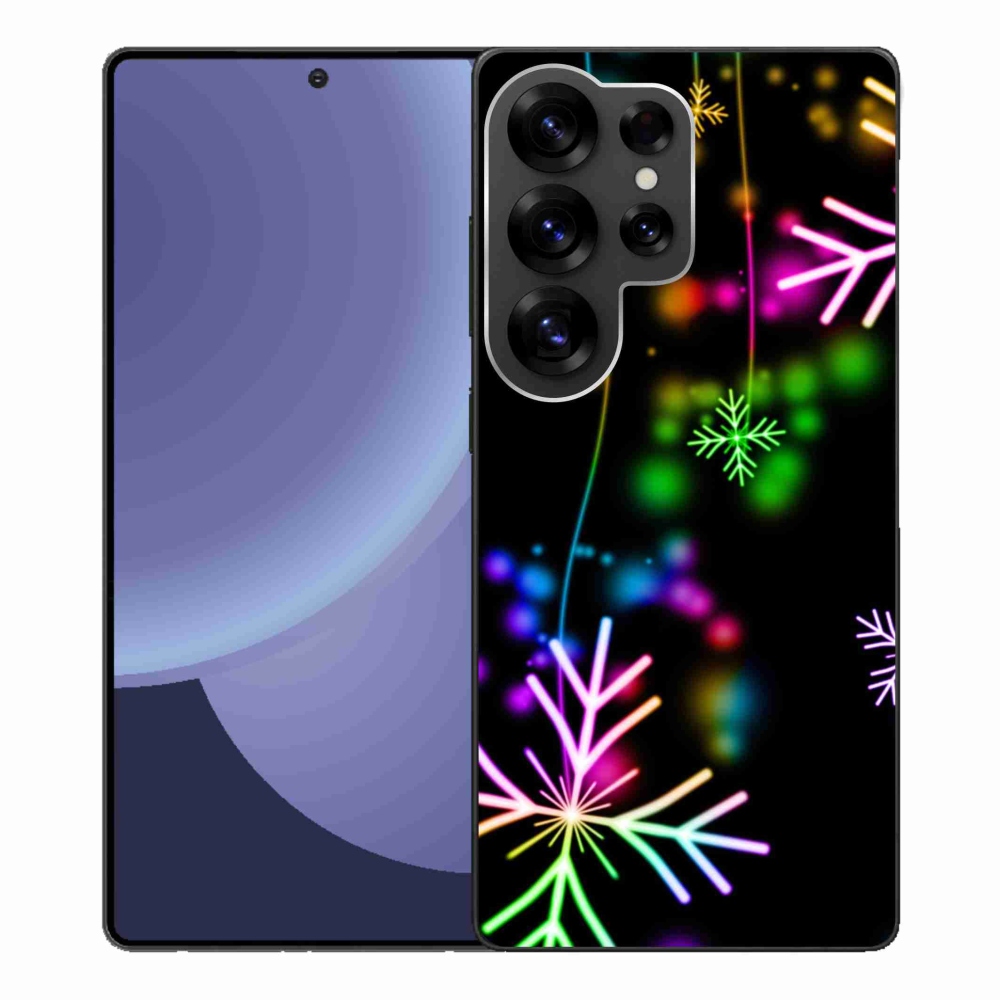 Zselés borítás mmCase Samsung Galaxy S25 Ultra készülékhez - színes pelyhekkel