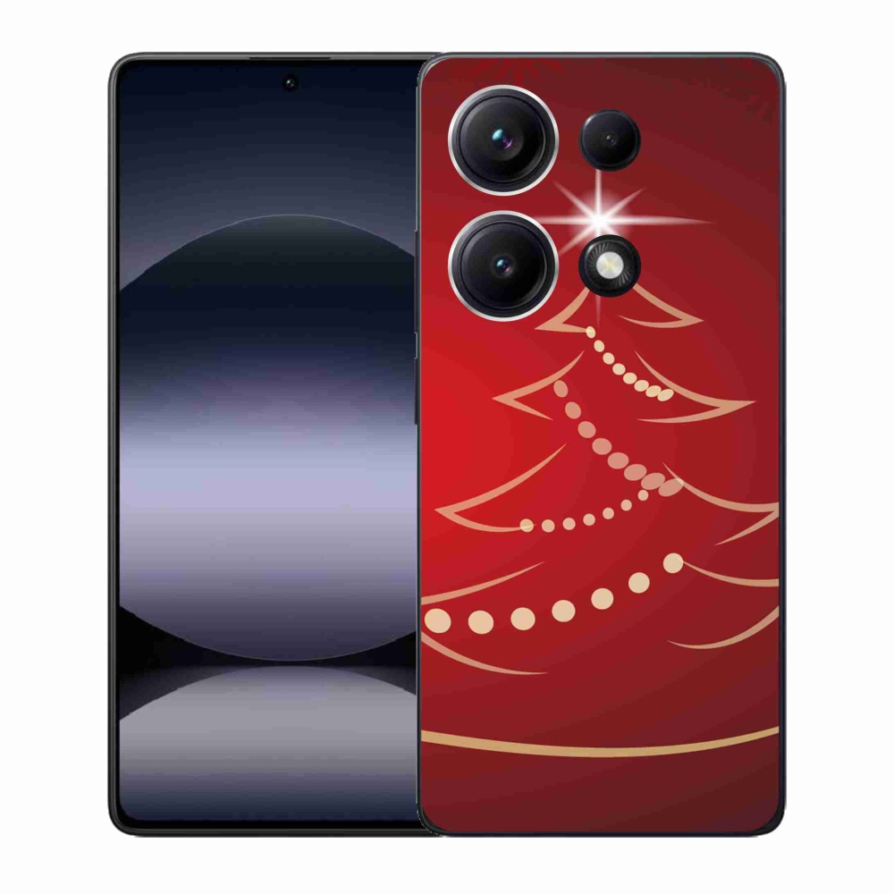 Gél borítás mmCase a Xiaomi Redmi Note 14S-hez - karácsonyfa karikatúra