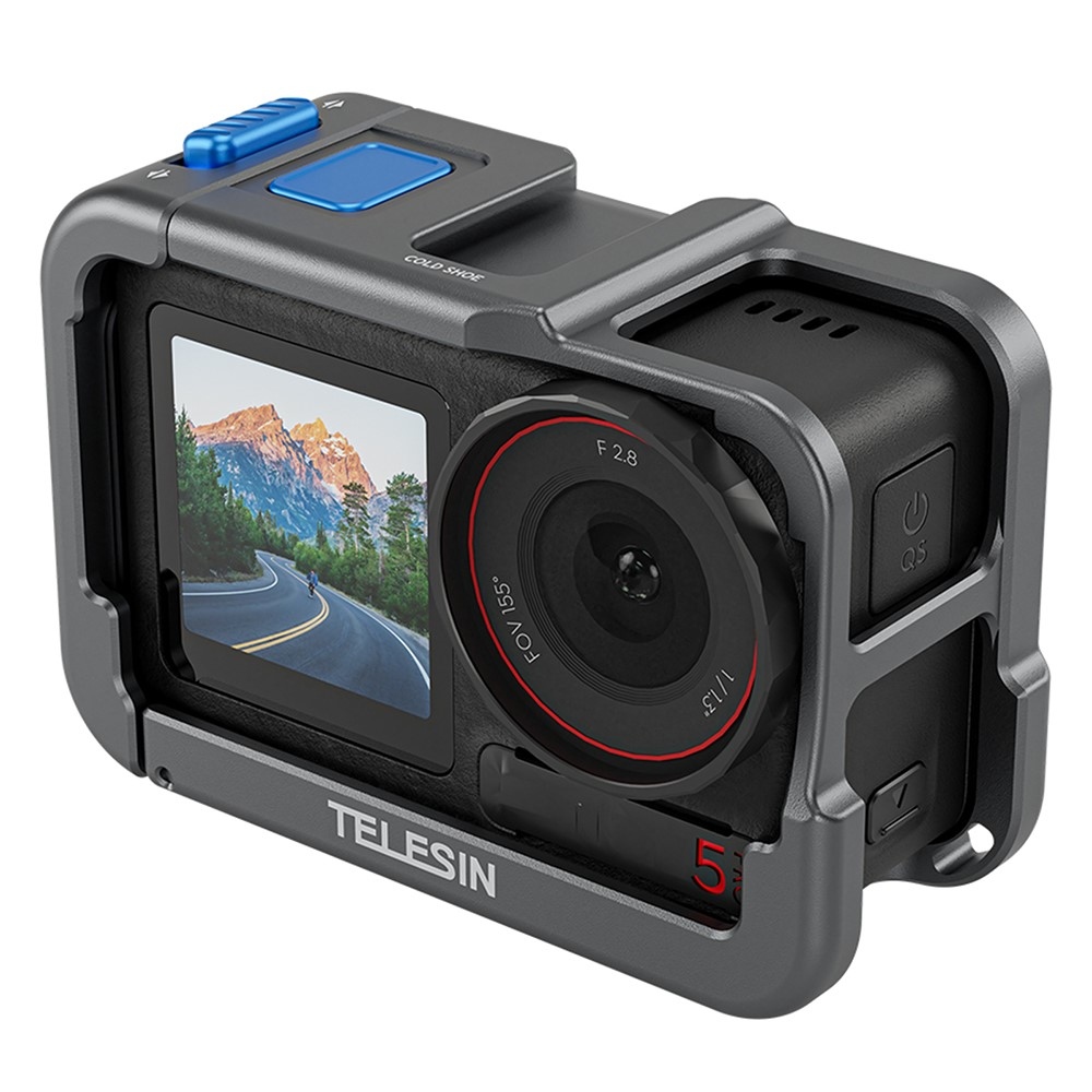 TELESIN alumínium védőkeret DJI Osmo Action 5 Pro, 4 és 3 kamerákhoz