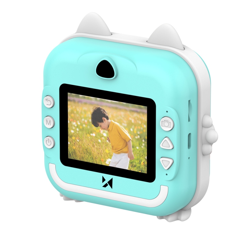 Wozinsky WDT-02 Termikus nyomtató kamerával gyerekeknek – kék