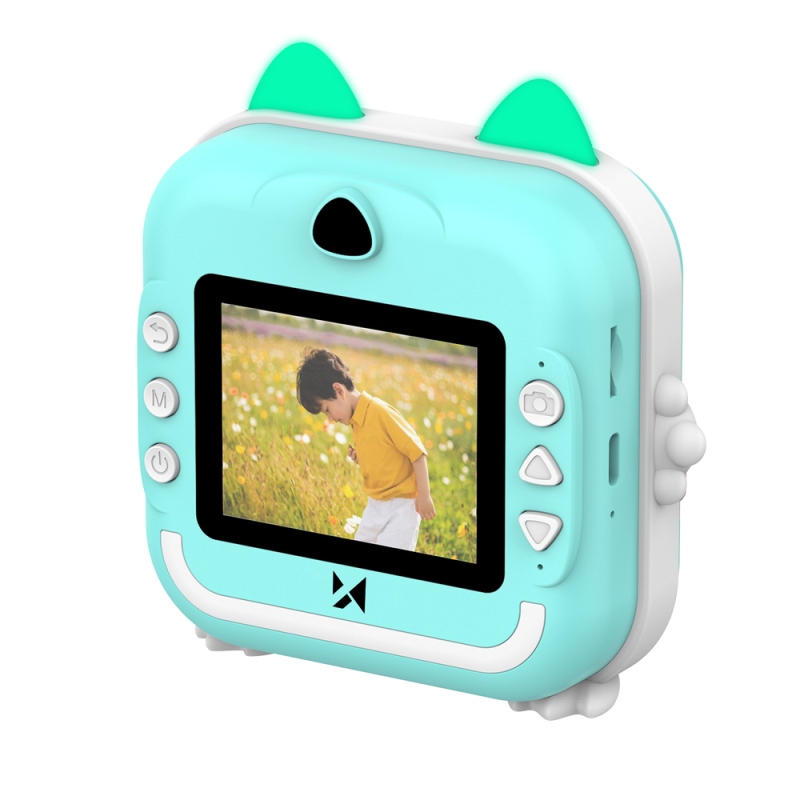Wozinsky WDT-02 Termikus nyomtató kamerával gyerekeknek – kék