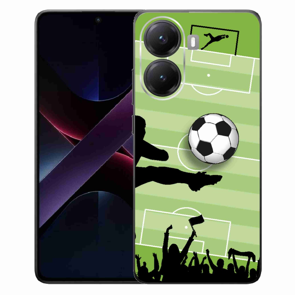 Gél borítás mmCase a Xiaomi Poco X7 Pro 5G számára - futball 3