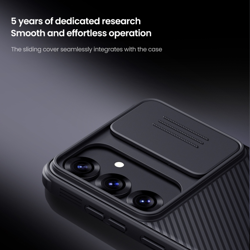 Nillkin CamShield PRO mágneses hátlap Samsung Galaxy S25 Fekete