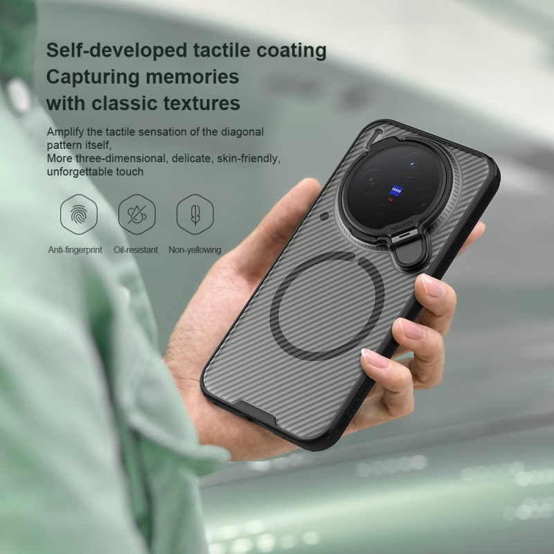 Nillkin CamShield Prop mágneses hátlap Vivo X300-hoz Fekete