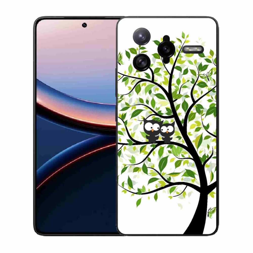 Gél borító mmCase a Xiaomi Poco F7 Ultra számára - baglyok a fán
