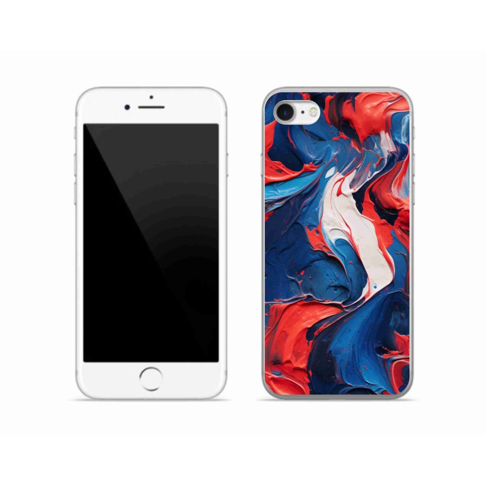 Gél borítás mmCase iPhone SE (2022) - absztrakt motívum 7