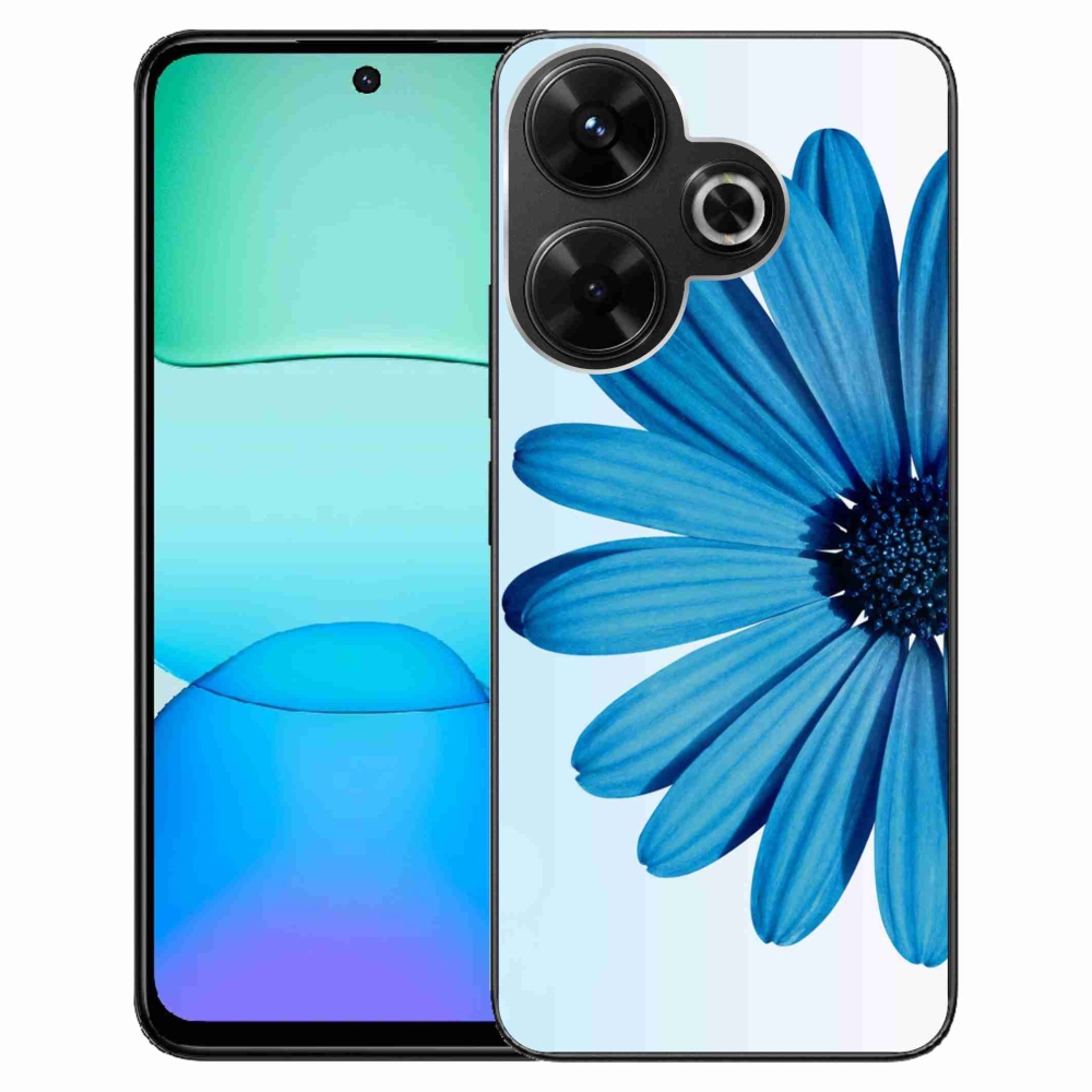 Gél tok mmCase a Xiaomi Redmi 13 4G/Poco M6 4G készülékhez - kék százszorszép