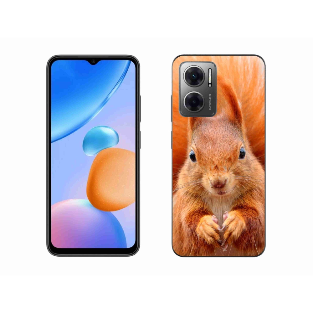 Gél borítás mmCase a Xiaomi Redmi 10 5G-hez - mókus