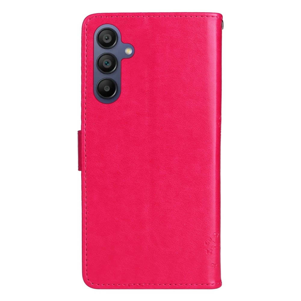Fák könyv tok Samsung Galaxy A16 4G/5G/A26 5G - rózsa