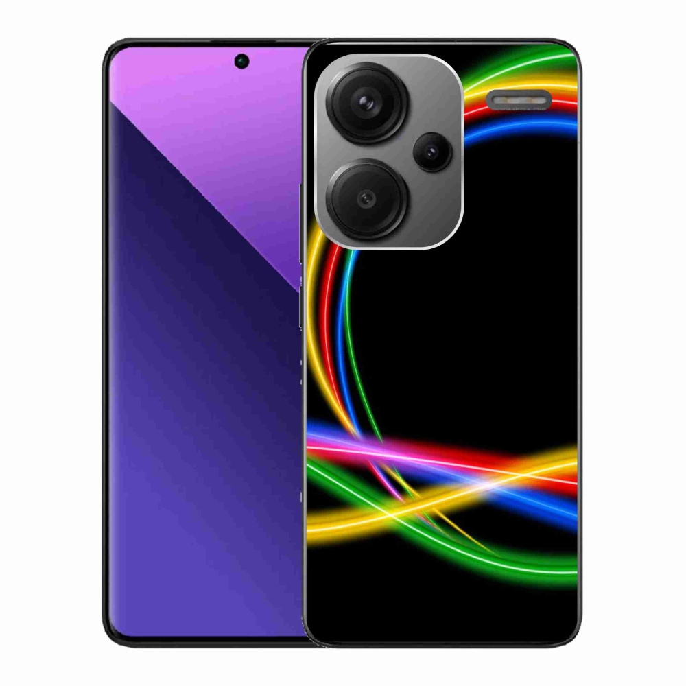 Gél tok mmCase a Xiaomi Redmi Note 13 Pro+ 5G - neon körökhöz