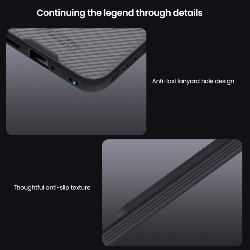 Nillkin CamShield PRO hátlap Xiaomi Redmi Note 15 Pro 5G számára átlátszó fekete