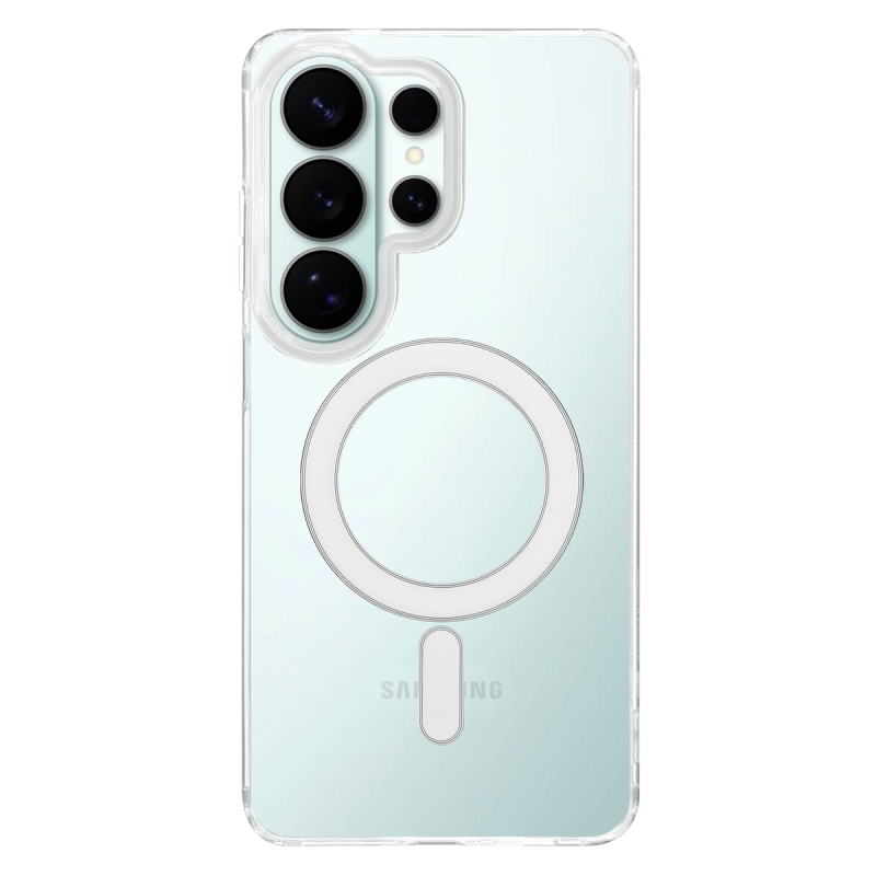 Taktikai MagForce borító Samsung Galaxy S26 ultra átlátszó készülékhez