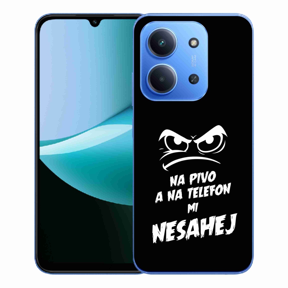 Gél borító mmCase a Xiaomi Redmi 15C 4G/5G (173mm) - sör motívum 2 fekete háttérrel