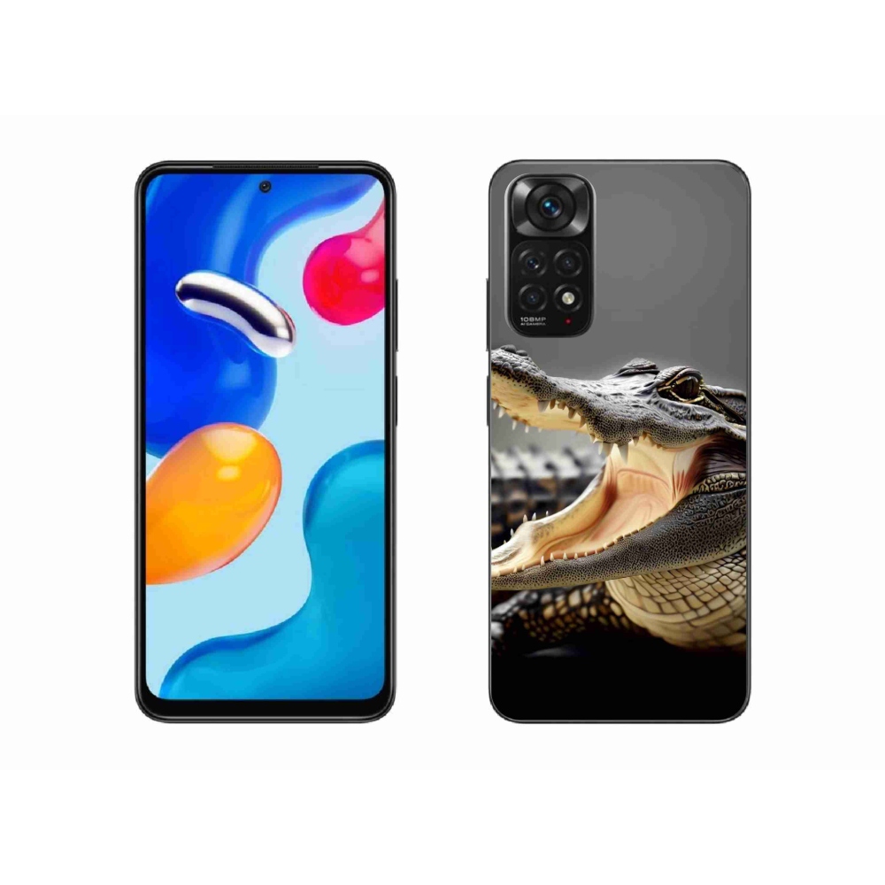 Gél borítás mmCase a Xiaomi Redmi Note 11 4G-hez - krokodil